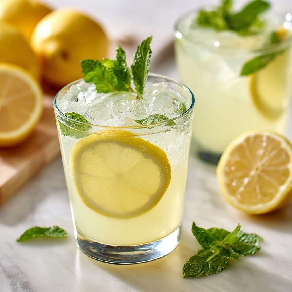 Refreshing Mint Lemonade Recipe - Recipe Image