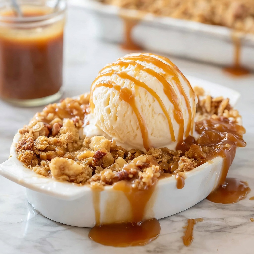 Caramel Apple Crisp Recipe - Recipe Image
