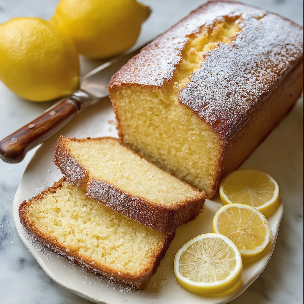 Old-Fashioned Lemon Pound Cake Recipe - Recipe Image