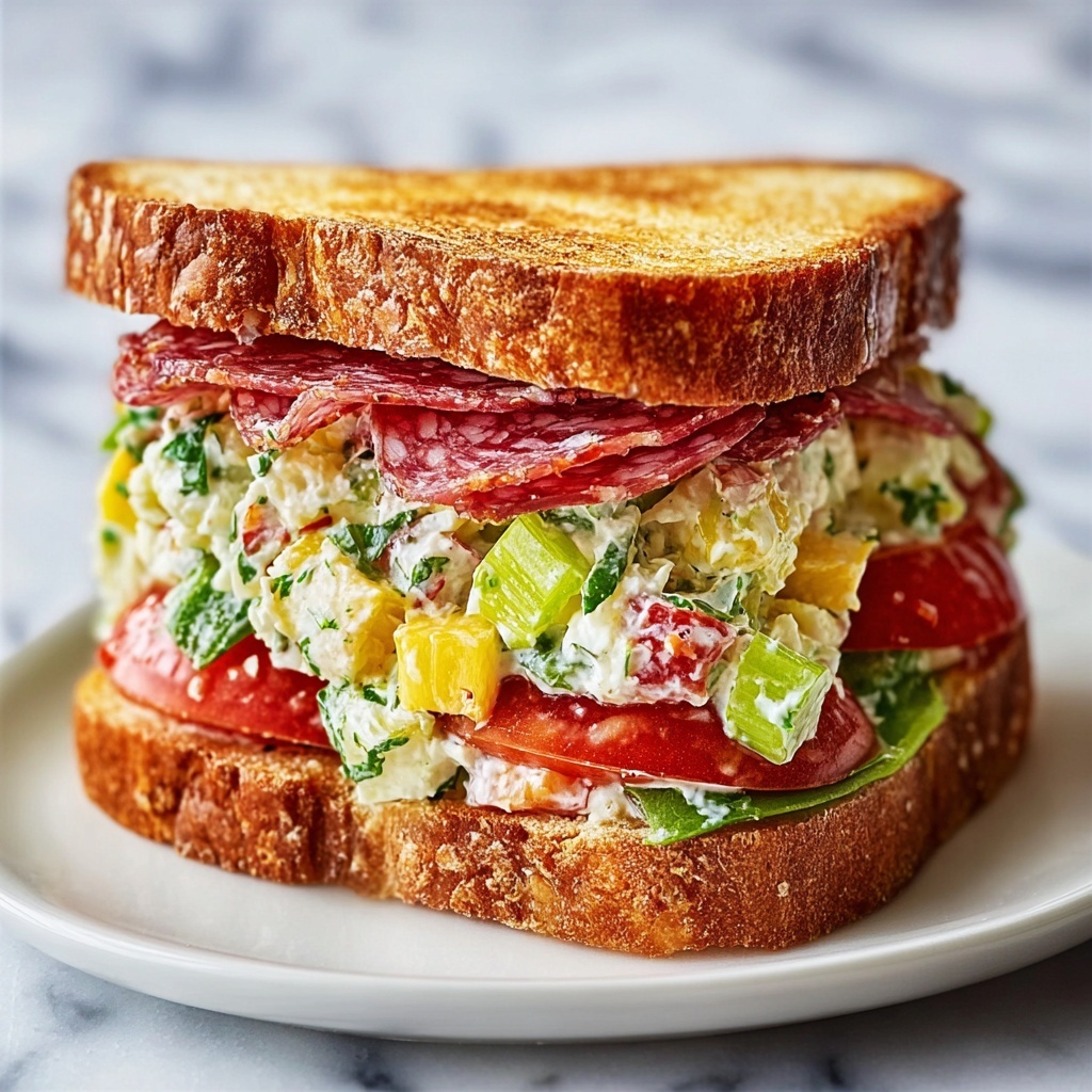 Ultimate Italian Grinder Salad Sandwich Recipe - Recipe Image