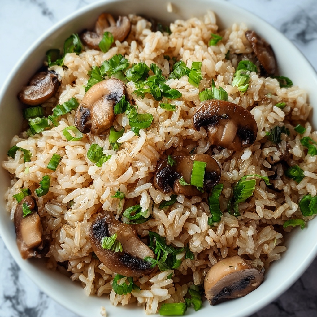 Mushroom Rice - Recipe Image