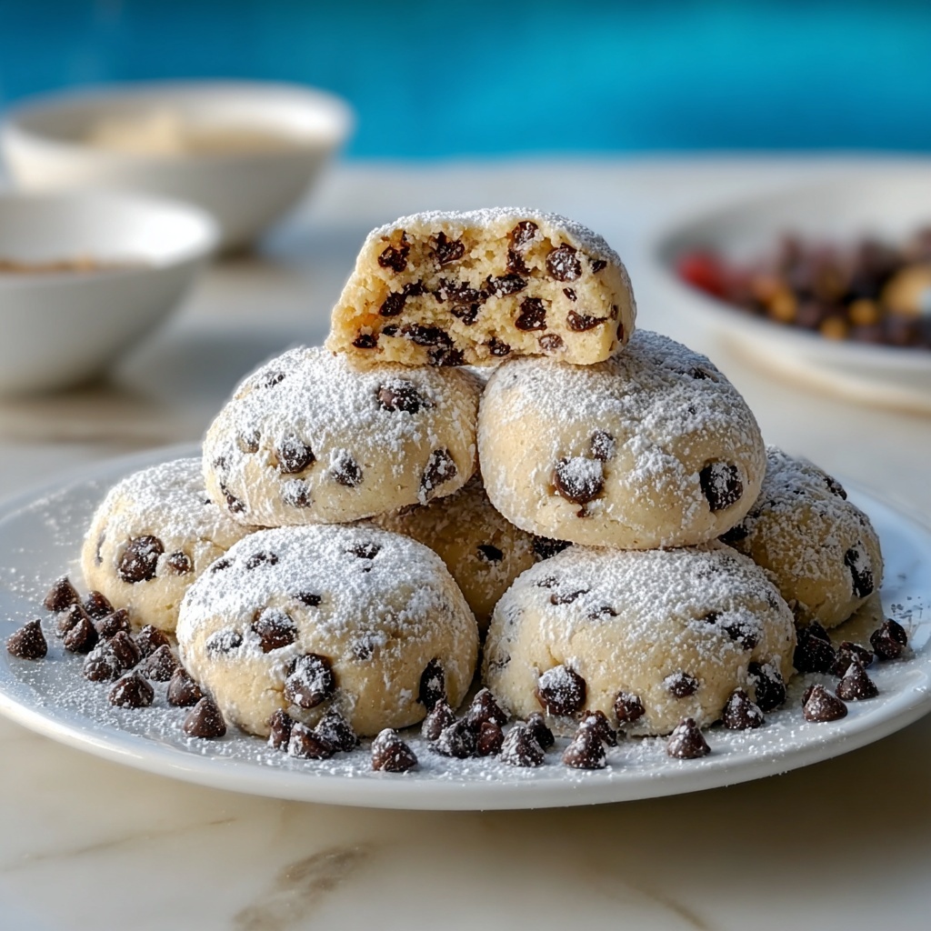 Chocolate Chip Snowball Cookies Recipe - Recipe Image
