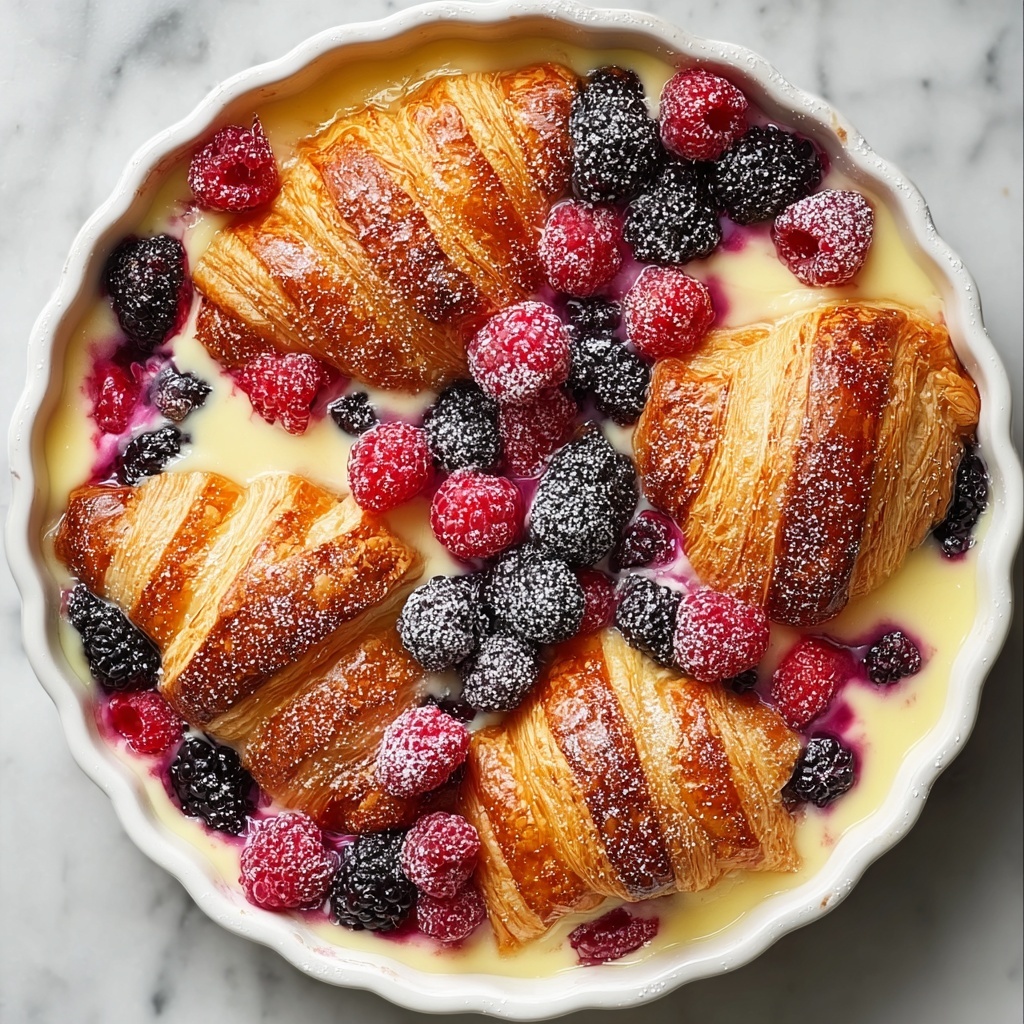 Berry Croissant Breakfast Bake – Easy 25-Minute Delight Recipe - Recipe Image