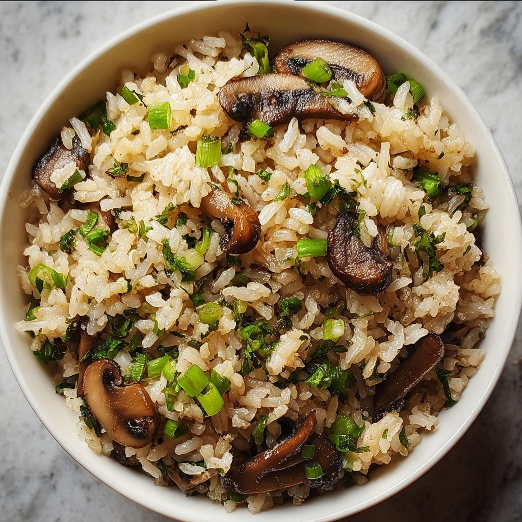Mushroom Rice Recipe - Recipe Image