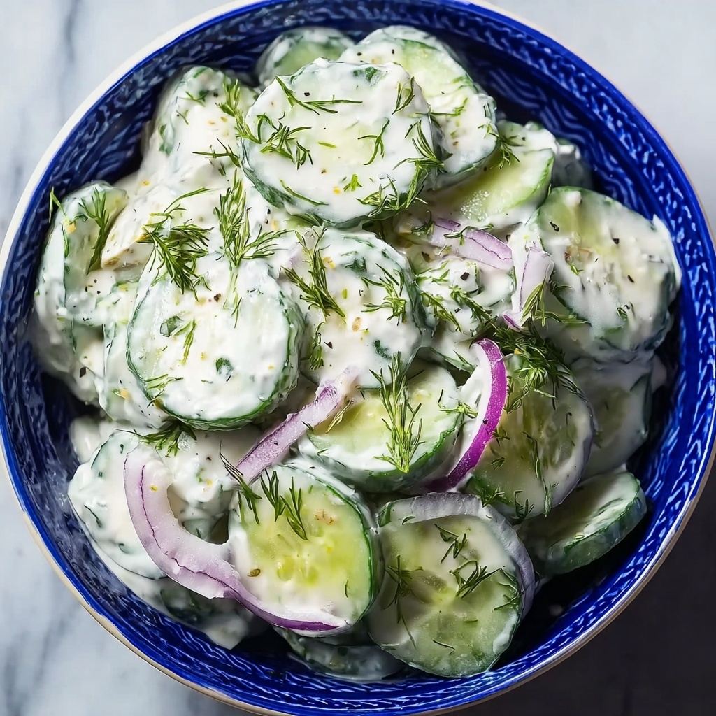 Cool and Creamy Tzatziki Cucumber Salad for Your Cravings Recipe - Recipe Image
