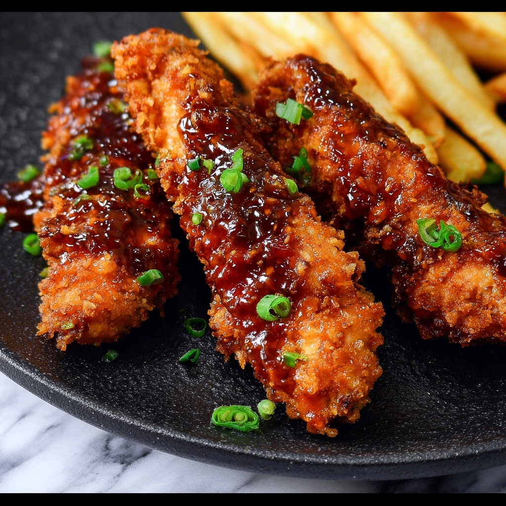 Crispy Honey Butter Chicken Tenders Recipe - Recipe Image
