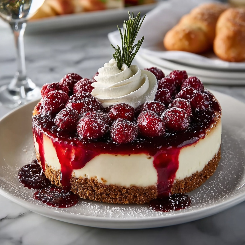 Cranberry White Chocolate Tart Recipe - Recipe Image