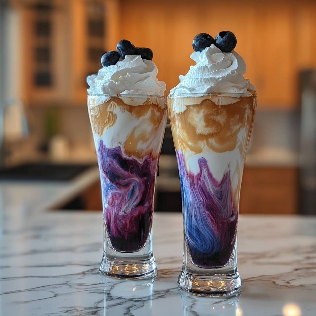 Blueberry Muffin Dirty Soda Recipe - Recipe Image