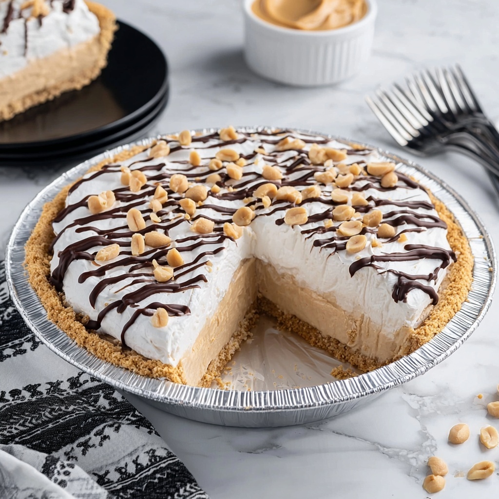 No Bake Peanut Butter Pie Recipe - Recipe Image