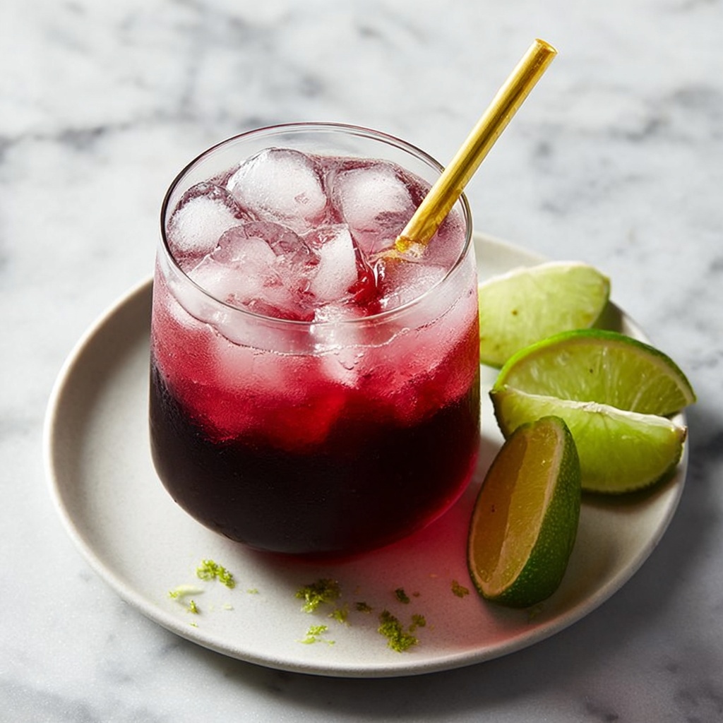 Midnight Tart Cherry Mocktail Recipe - Recipe Image