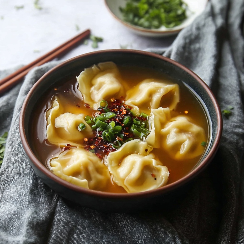 Super Easy Dumpling Soup for Cozy Weeknight Comfort Recipe - Recipe Image