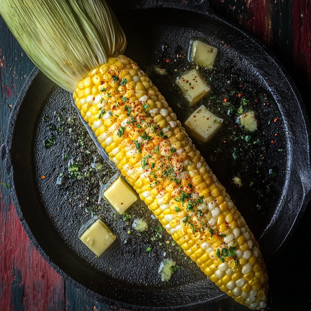 Creamy Cajun Corn on the Cob: A Southern Comfort Classic Recipe - Recipe Image