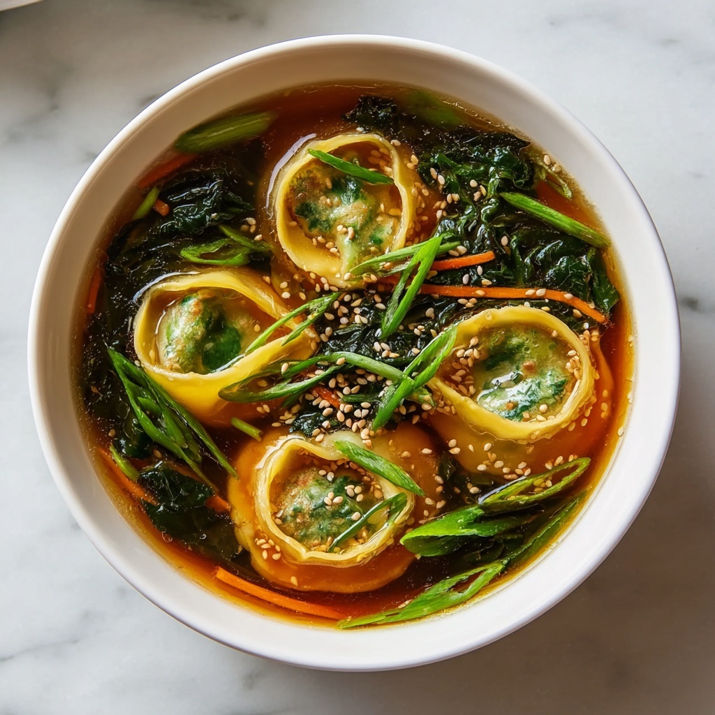 Comforting Beef Potsticker Soup: A Warm and Savory Bowl Recipe - Recipe Image