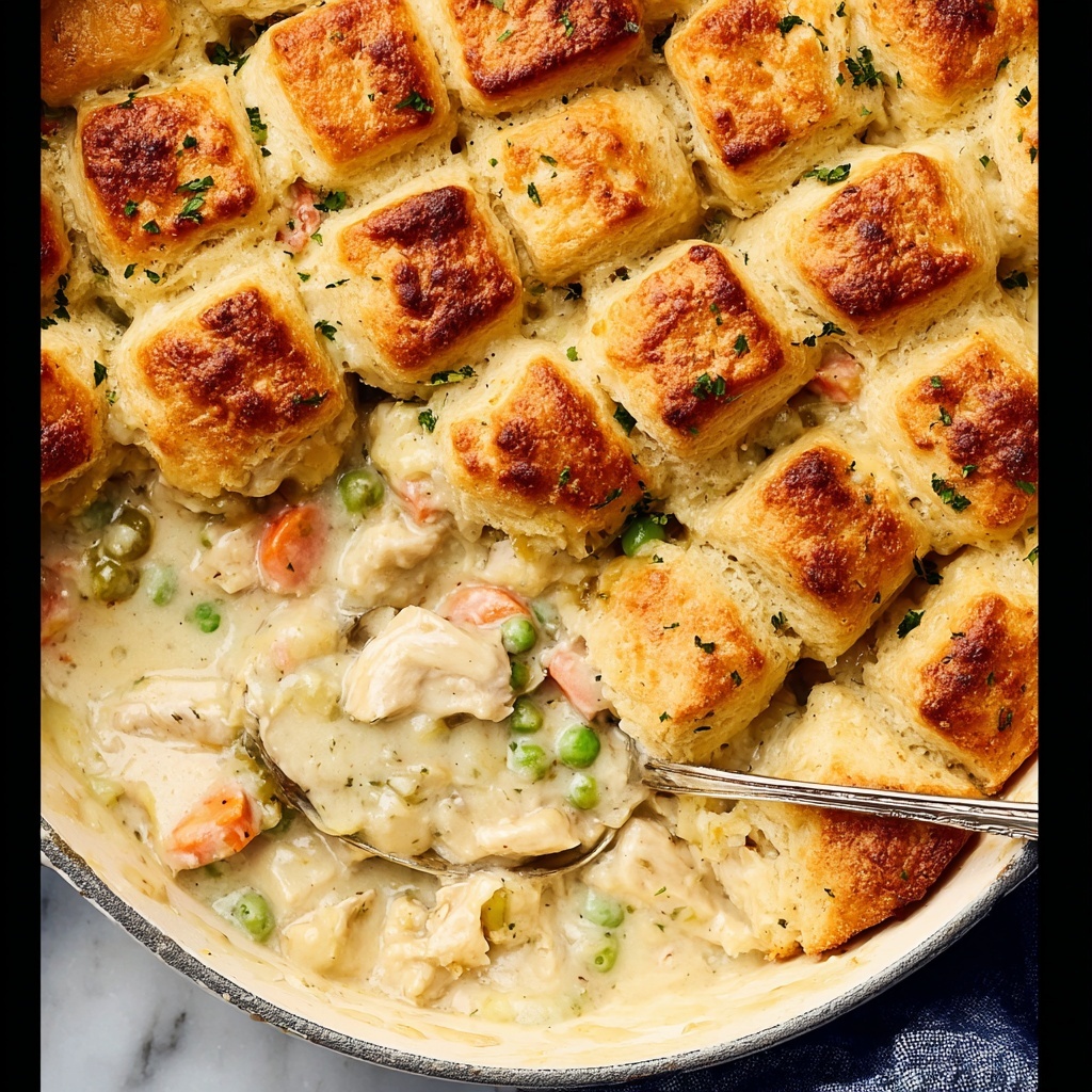 Chicken and Biscuits Casserole Recipe - Recipe Image