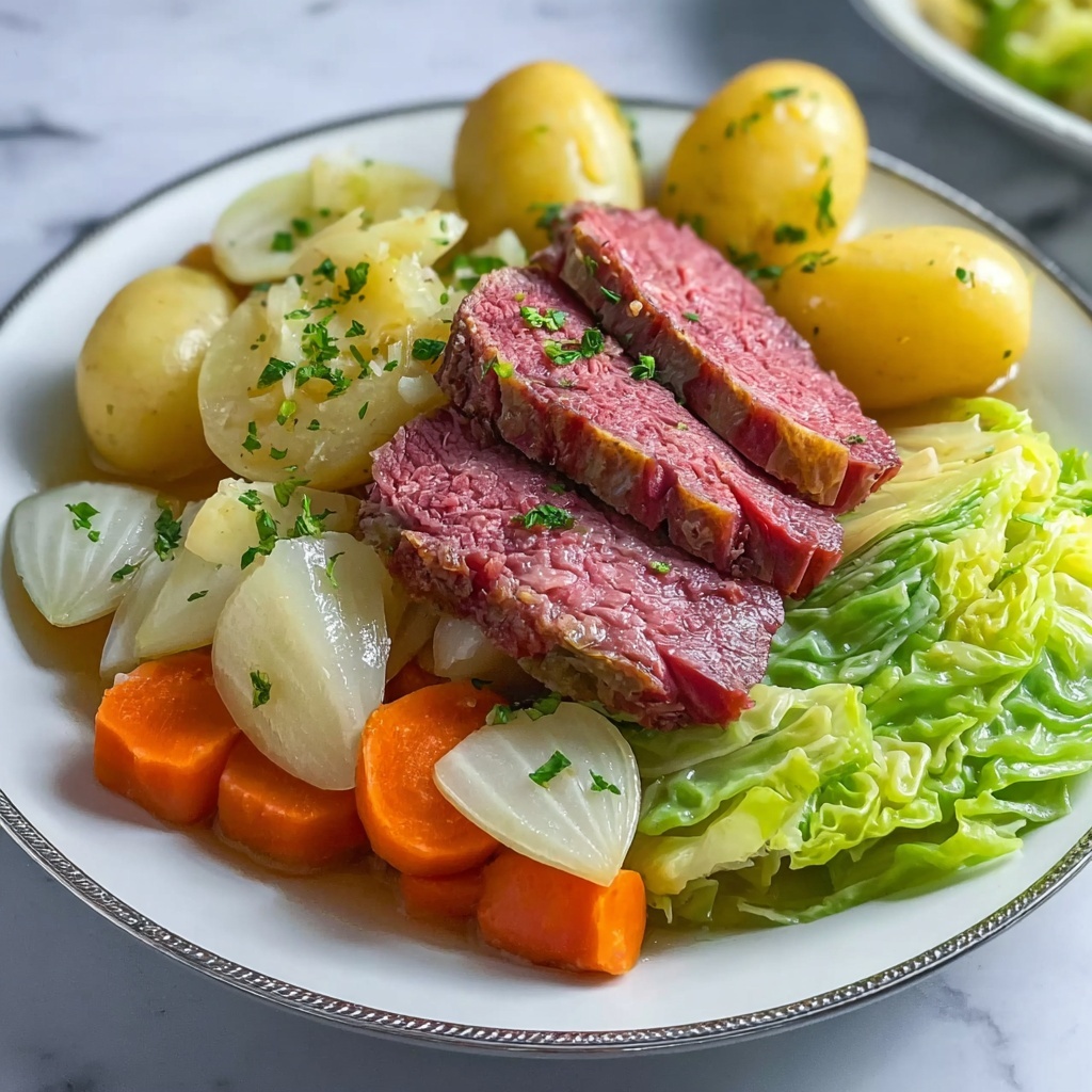 Easy Corned Beef and Cabbage Sheet Pan Recipe - Recipe Image