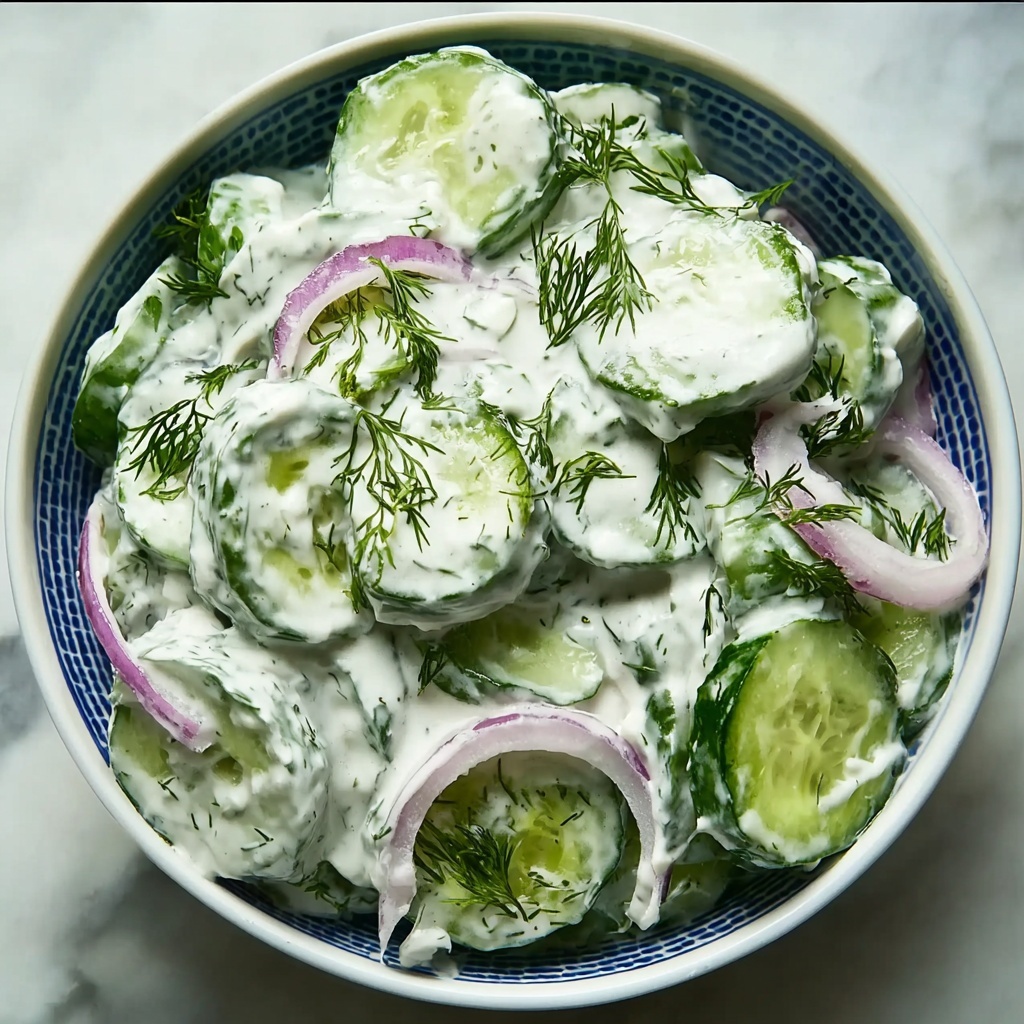 Cool and Creamy Tzatziki Cucumber Salad for Your Cravings Recipe - Recipe Image
