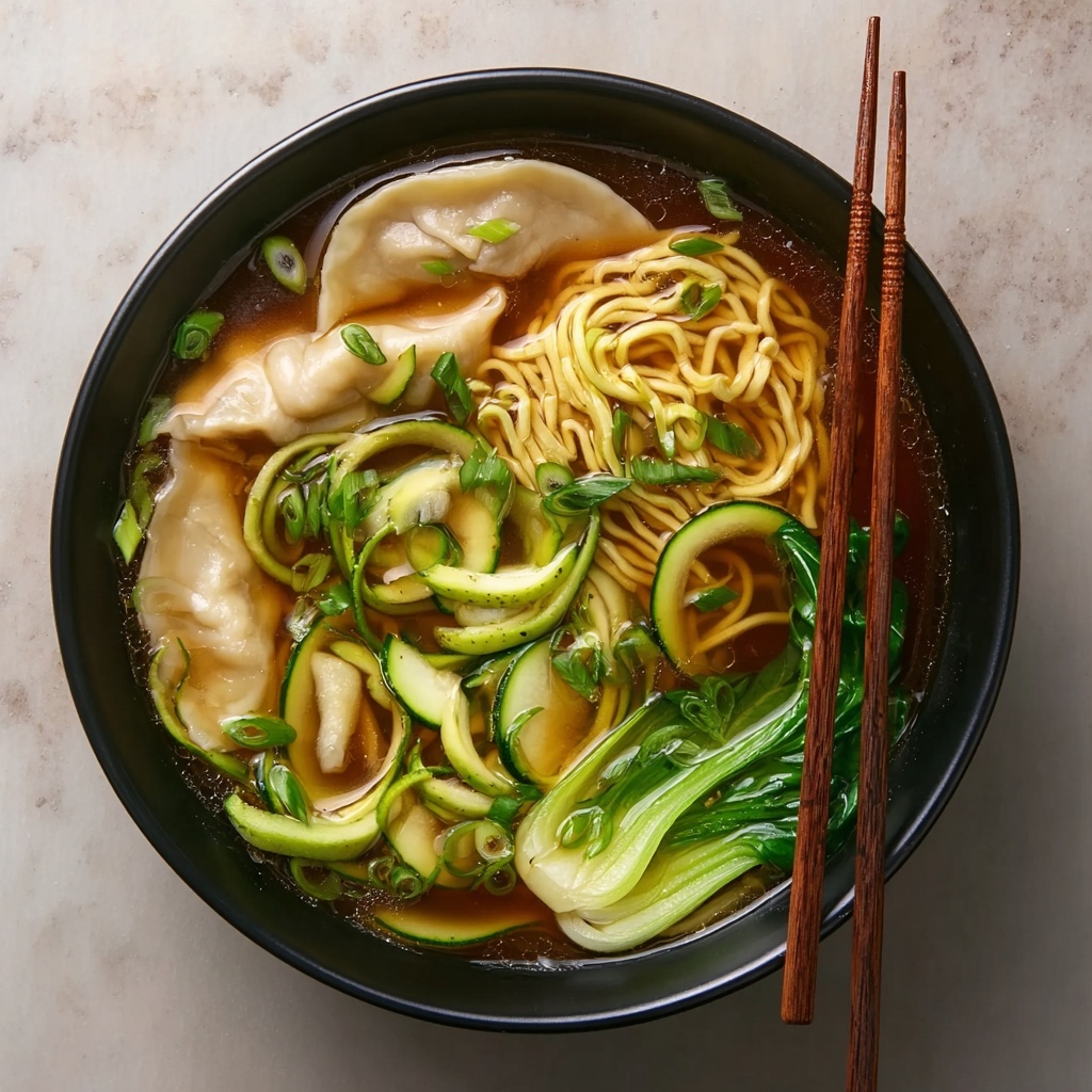 Gyoza Soup Recipe - Recipe Image