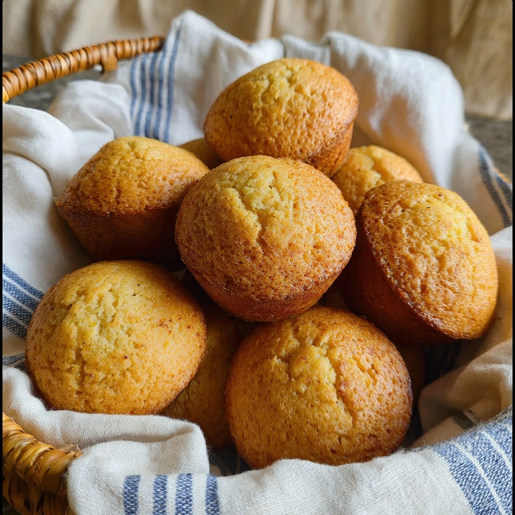 Vegan Cornbread Muffins Recipe - Recipe Image
