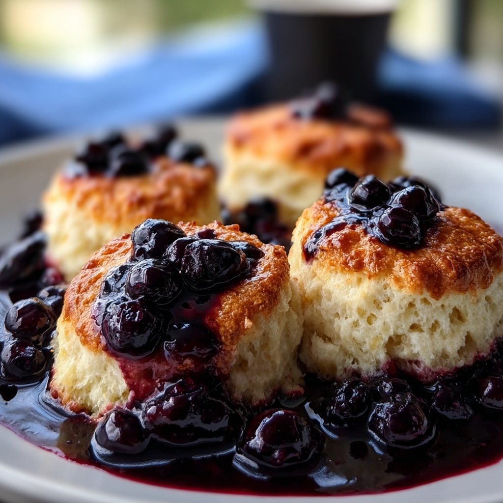 Blueberry Butter Swim Biscuits Recipe - Recipe Image