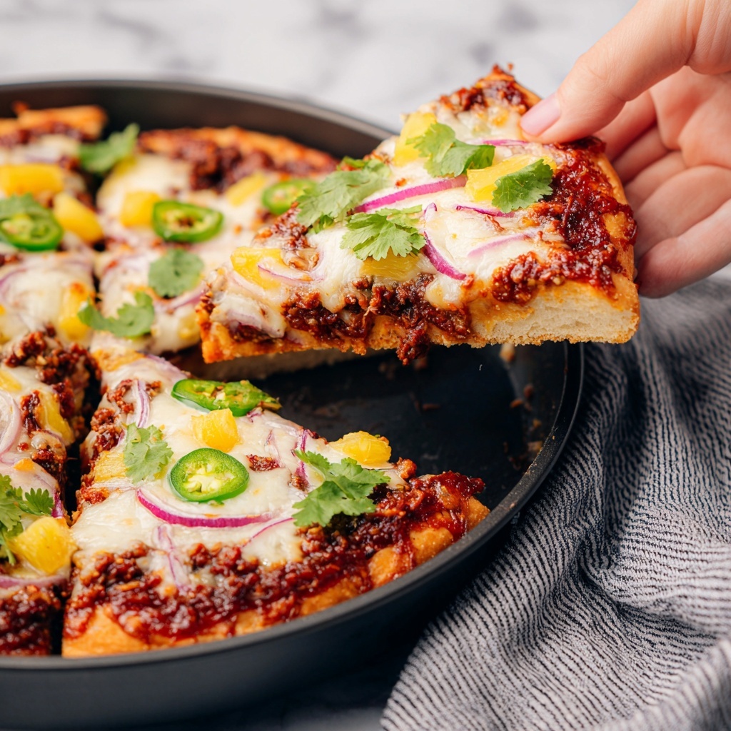 BBQ Chicken Pizza Recipe - Recipe Image