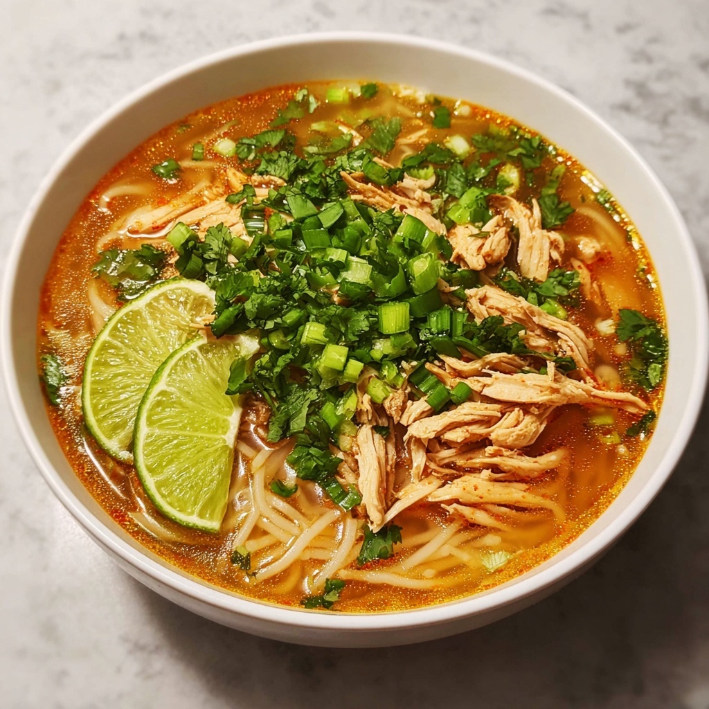 Asian Chicken Noodle Soup Recipe - Recipe Image
