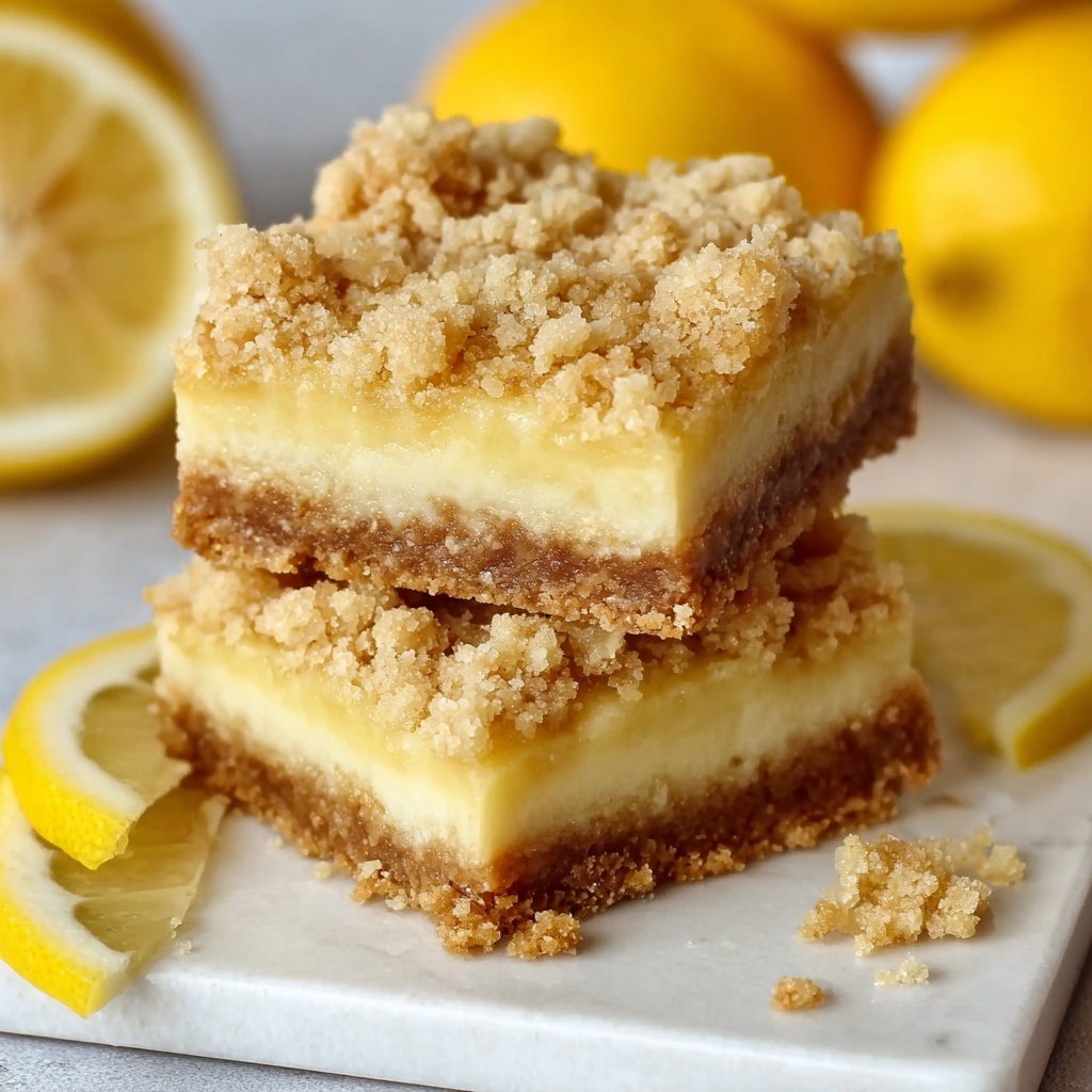 Homemade Lemon Crumb Bars Recipe - Recipe Image