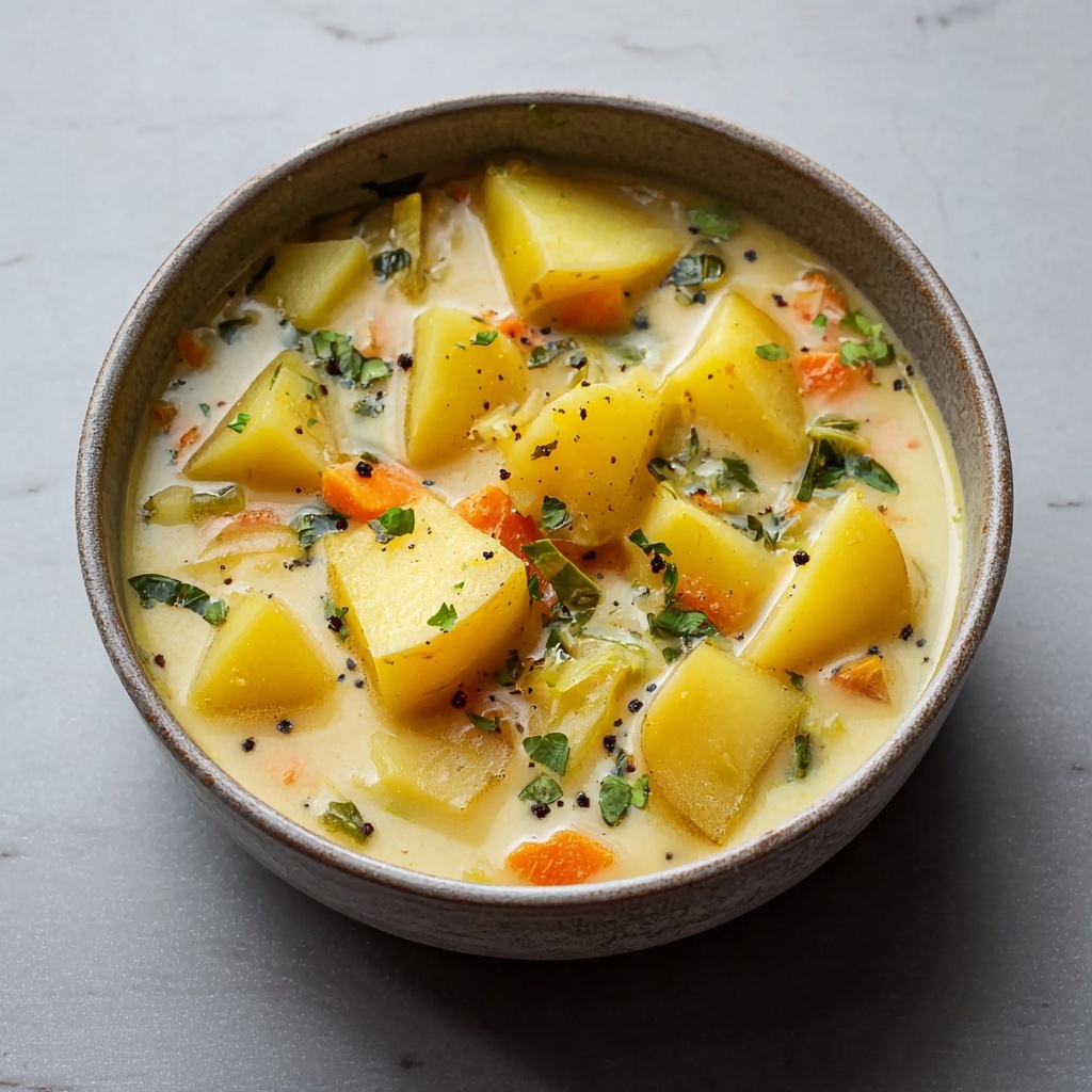 Vegan Potato Soup Recipe - Recipe Image